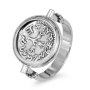 Rafael Jewelry Handcrafted 925 Sterling Silver Ancient Shekel Coin Ring - 2