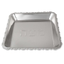 Nickel Matzah Plate with Lace Border - 1