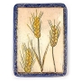 Art in Clay Handmade Ceramic Wheat – Seven Species Wall Hanging with 24K Gold - 2