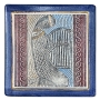 Art in Clay Limited Edition Handmade Ceramic King David's Harp Wall Hanging With 24K Gold - 1