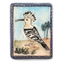 Art in Clay Limited Edition Handmade Hoopoe (Bird of Israel) Ceramic Plaque Wall Hanging - 1