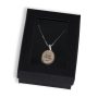 Art in Clay Shema Yisrael Silver & Ceramic Necklace - 2