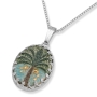 Art in Clay Silver & Ceramic Date Palm Necklace - 1