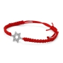Red String Bracelet with Star of David - 1