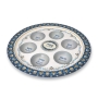 Floral Passover Seder Plate - Choice of Color  - 3