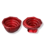 Red Aluminum Pomegranate Travel Candles  - 2