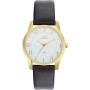 Gold-Plated Hebrew Letters Classic Watch by Adi - 1