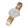 Adi Gold-Colored Stainless Steel Women's Watch with Hebrew Letters - 1