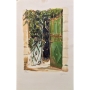 Arie Azene - Green Door in Jerusalem (Hand Signed & Numbered Limited Edition Serigraph) - 2