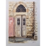 Arie Azene - White Door in Jerusalem (Hand Signed & Numbered Limited Edition Serigraph) - 1