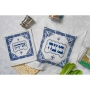 Barbara Shaw Handmade Matzah Cover & Afikoman Bag Set – Fleur De Lis - 2
