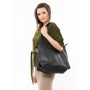 Bilha Bags Victory Tote Leather Bag – Black  - 6