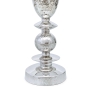 Bier Judaica Handcrafted Sterling Silver Kiddush Cup With Ball and Disc Design - 3