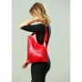 Bilha Bags Asymmetric Vegan Shoulder Bag – Red - 2