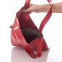 Bilha Bags Asymmetric Vegan Shoulder Bag – Red - 3