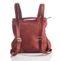 Bilha Bags Cherry Red Flora Fold Backpack  - 6