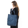 Bilha Bags Crushed Leather Tote Bag – Navy - 2