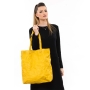 Bilha Bags Crushed Leather Tote Bag – Yellow   - 2