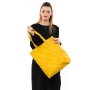 Bilha Bags Crushed Leather Tote Bag – Yellow   - 3