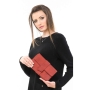Bilha Bags Malta Envelope Wallet – Cherry Red - 2