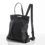 Bilha Bags Shiny-Black Ani Fold Backpack - 3