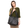Bilha Bags Victory Tote Leather Bag – Black  - 5