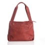 Bilha Bags Victory Tote Leather Bag – Cherry Red - 3