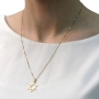 14K Gold Classic Star of David Pendant Necklace (Choice of Color) - 4
