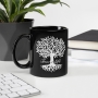 Black & Glossy Tree of Life Mug - 4