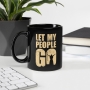 Let My People Go Black Glossy Mug - 5