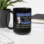 Moses: First Man to Download From the Cloud Black Glossy Mug - 8