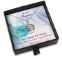 Sterling Silver Tree of Life Necklace With Inspirational Personalized Gift Box (Choice of Verses) - 2