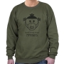 Breslov Happiness and Mask Sweatshirt (Variety of Colors) - 3