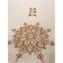 Broderies De France Blessings and Gold Mandala Pattern Tablecloth - 5