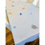 Broderies De France Limited Edition Hanukkah Tablecloth with Complimentary Bag - 2