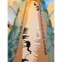 Broderies De France Passover Tablecloth With Parting of the Sea Motif - 1