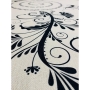 Broderies De France Shalom Aleichem Tablecloth with Floral Design – Black - 5