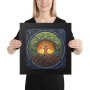 Colorful Tree of Life Print on Canvas - 4