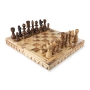 Deluxe Olive Wood Games Set – Chess, Checkers and Backgammon (Choice of Sizes) - 2