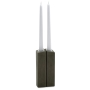 CeMMent Design Large Grey Concrete Shabbat Candle Holder - 1