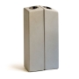 CeMMent Design Large White Concrete Shabbat Candle Holder - 2