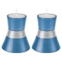 Organic Column: Yair Emanuel Anodized Aluminum Candlesticks - 1