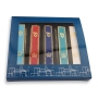 Set of 5 Colorful Mezuzah Cases - Crown - 1