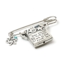 Danon Baby Safety Pin with Star of David and Psalms - 2