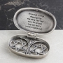 Danon Silver-Plated Jerusalem Travel Shabbat Candlestick Carrier - 1