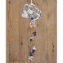 Danon Fish Wall Hanging with Blue Beads and Blessings - 2