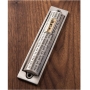 Danon Designer Silver Plated and Gold Shema Yisrael Mezuzah Case - 2