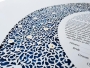 David Fisher Paper-Cut Round Ornament Floral Pattern Personalized Ketubah with 24K Gold Leaf - 7