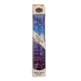 Dipped Taper Shabbat Candles – Purple and White - 1