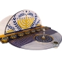 Dorit Judaica Hanukkah Menorah with Dreidel - Design Option - 3